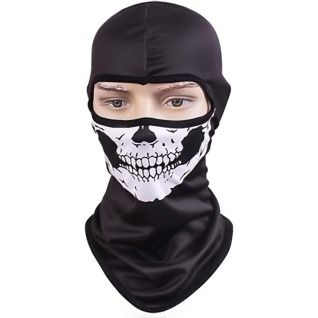 Skull Balaclava Full Face Mask -Versatile for Biking, Motorcycling, Skateboarding and more.