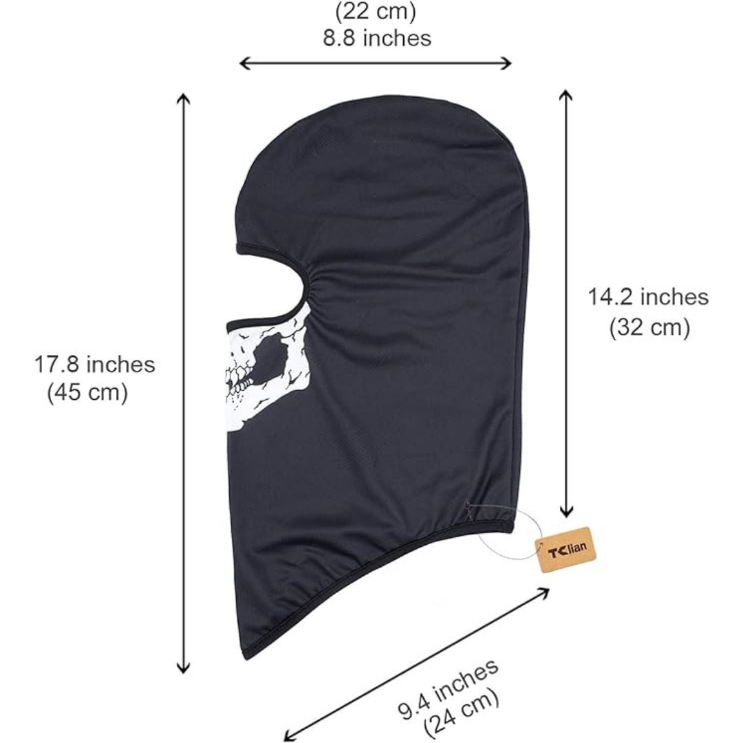 Skull Balaclava Full Face Mask -Versatile for Biking, Motorcycling, Skateboarding and more.