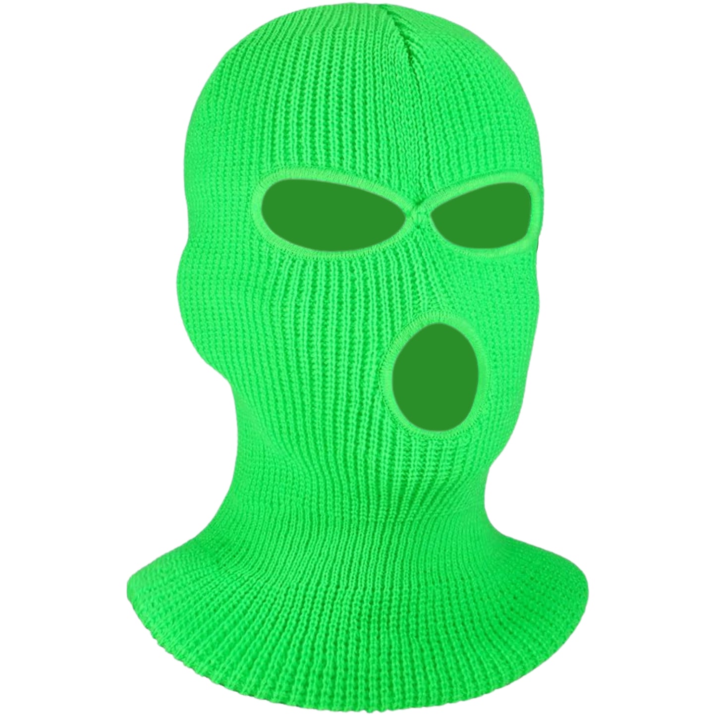Neon Green ski mask Balaclava
