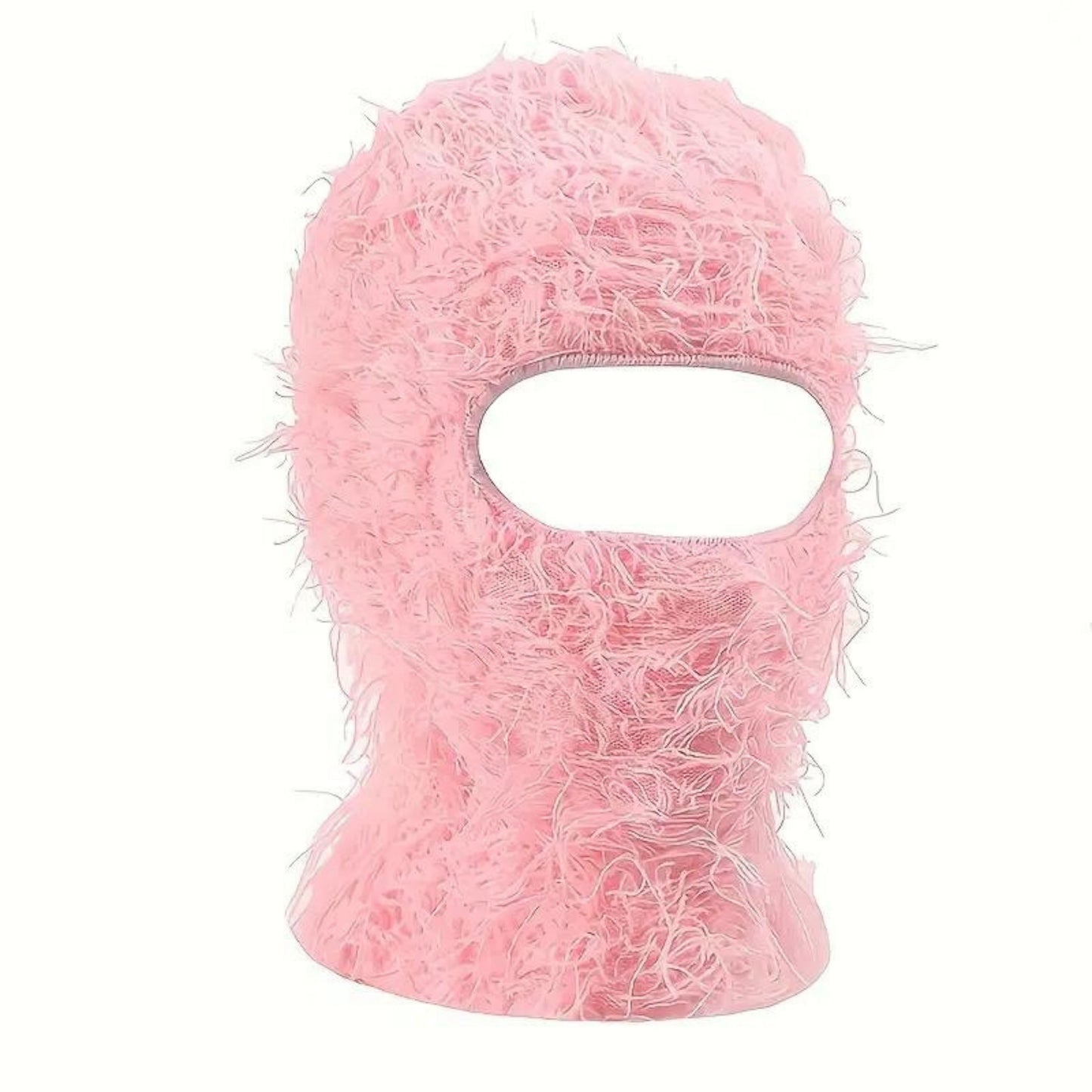 Light Pink Yeat Distressed Balaclava Ski Mask