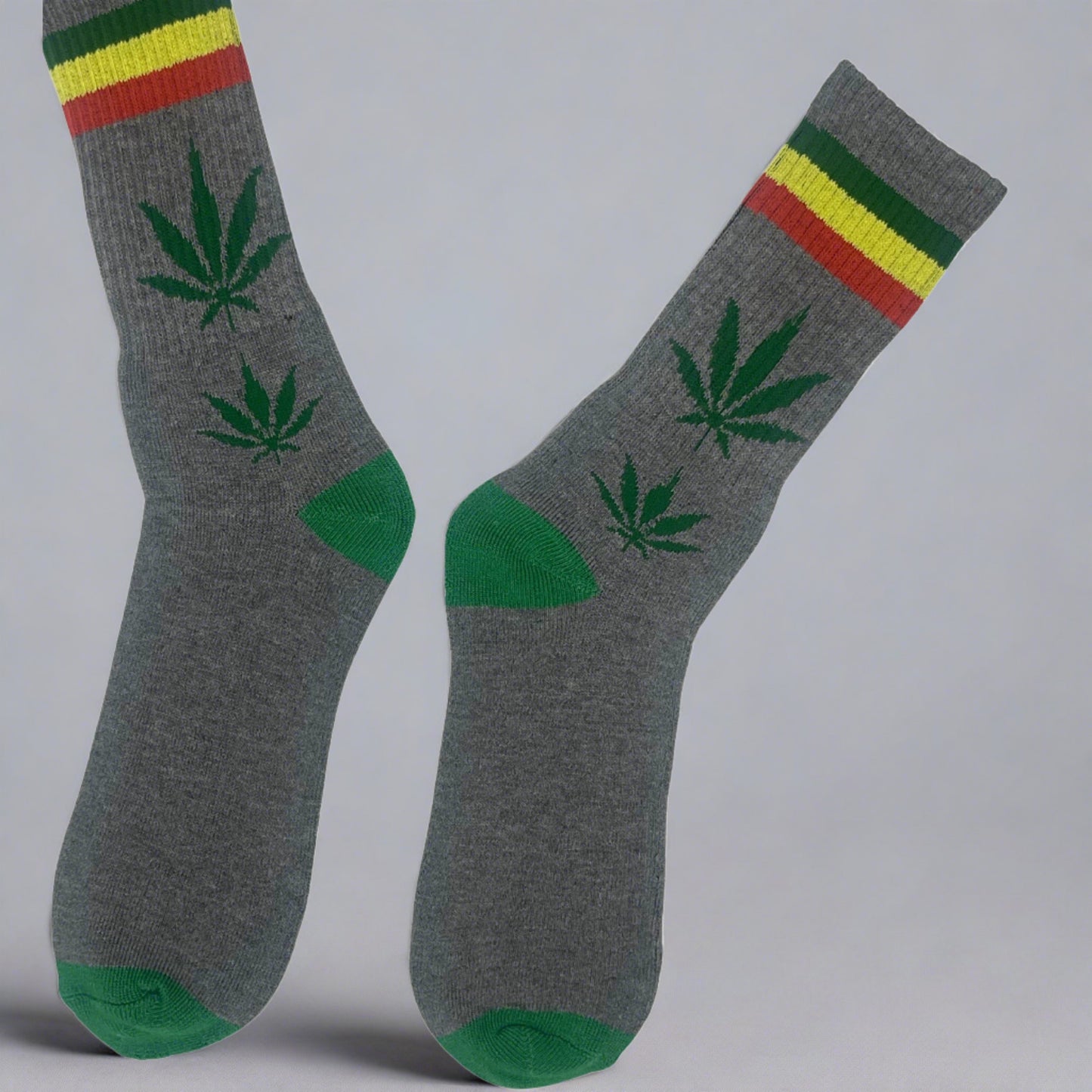 grey rasta socks