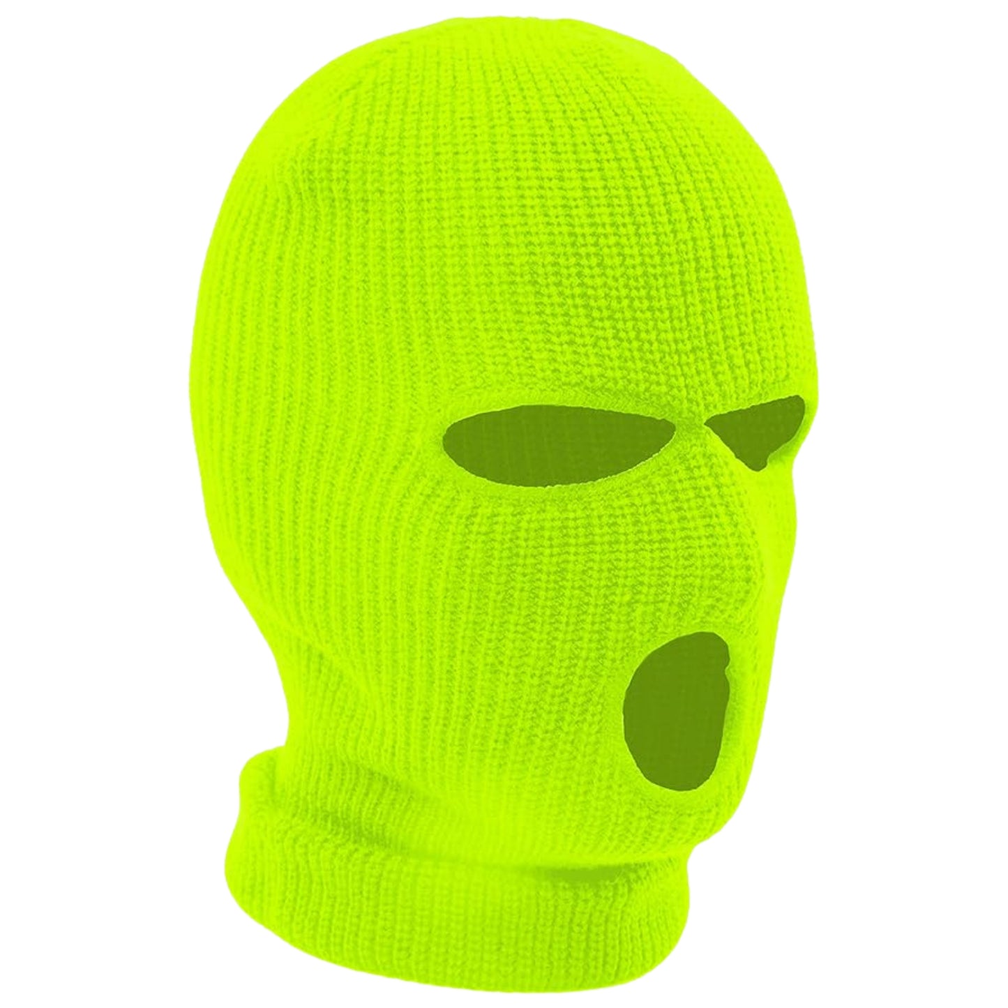 Neon Yellow Ski Mask