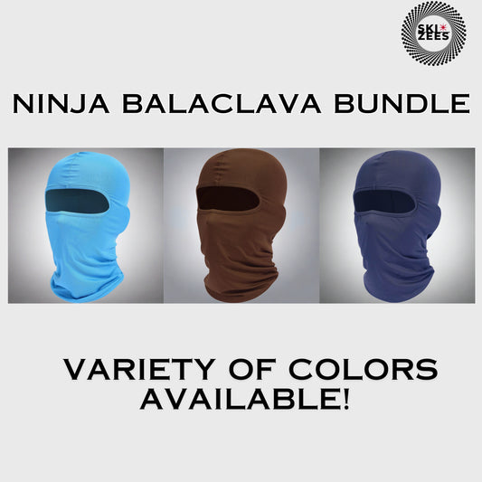 Ninja Balaclava Bundle with a variety of colors available