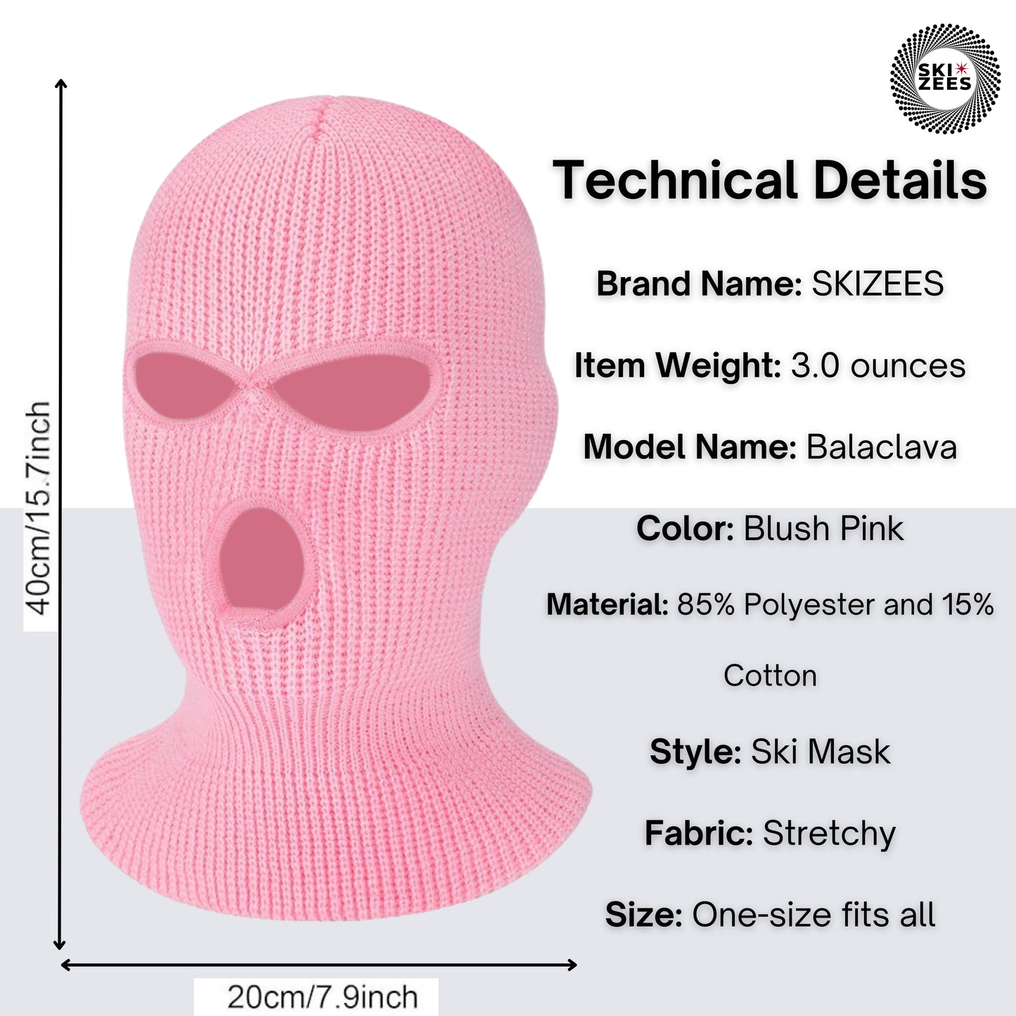 Pink Ski Mask