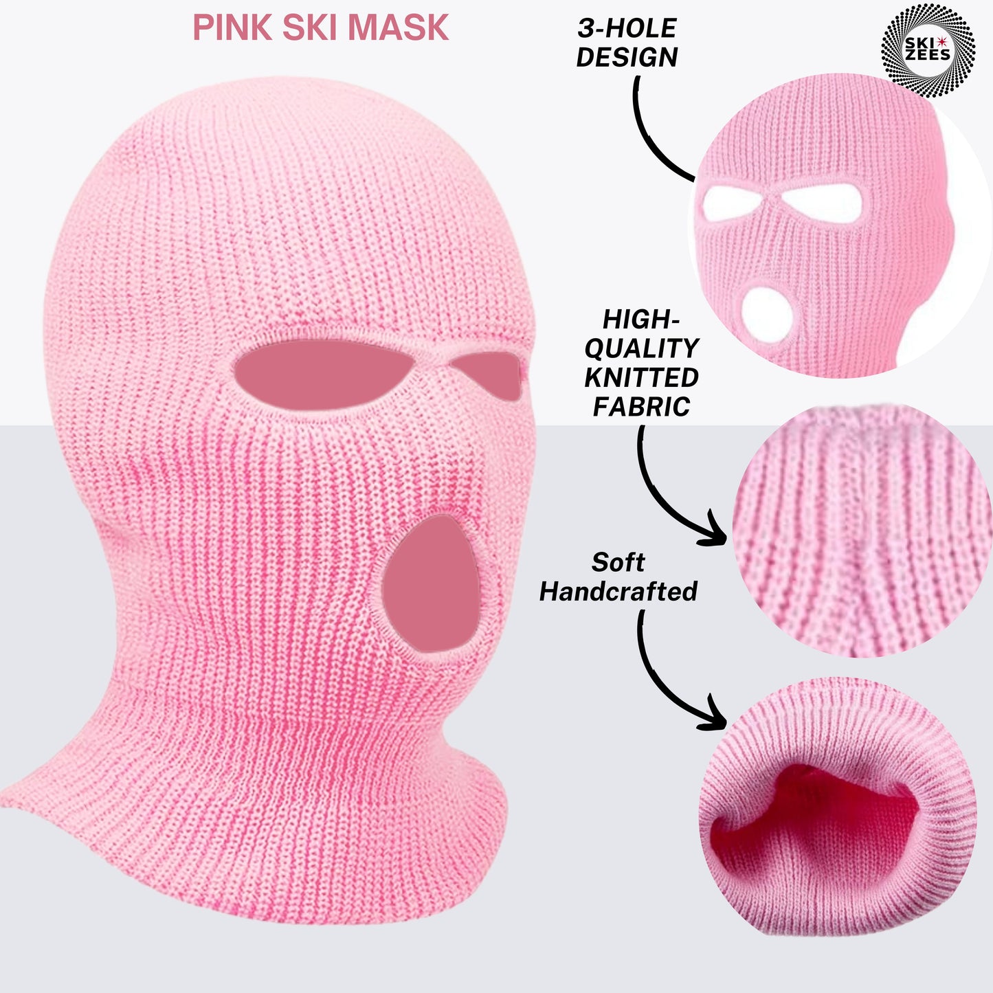 Pink Ski Mask