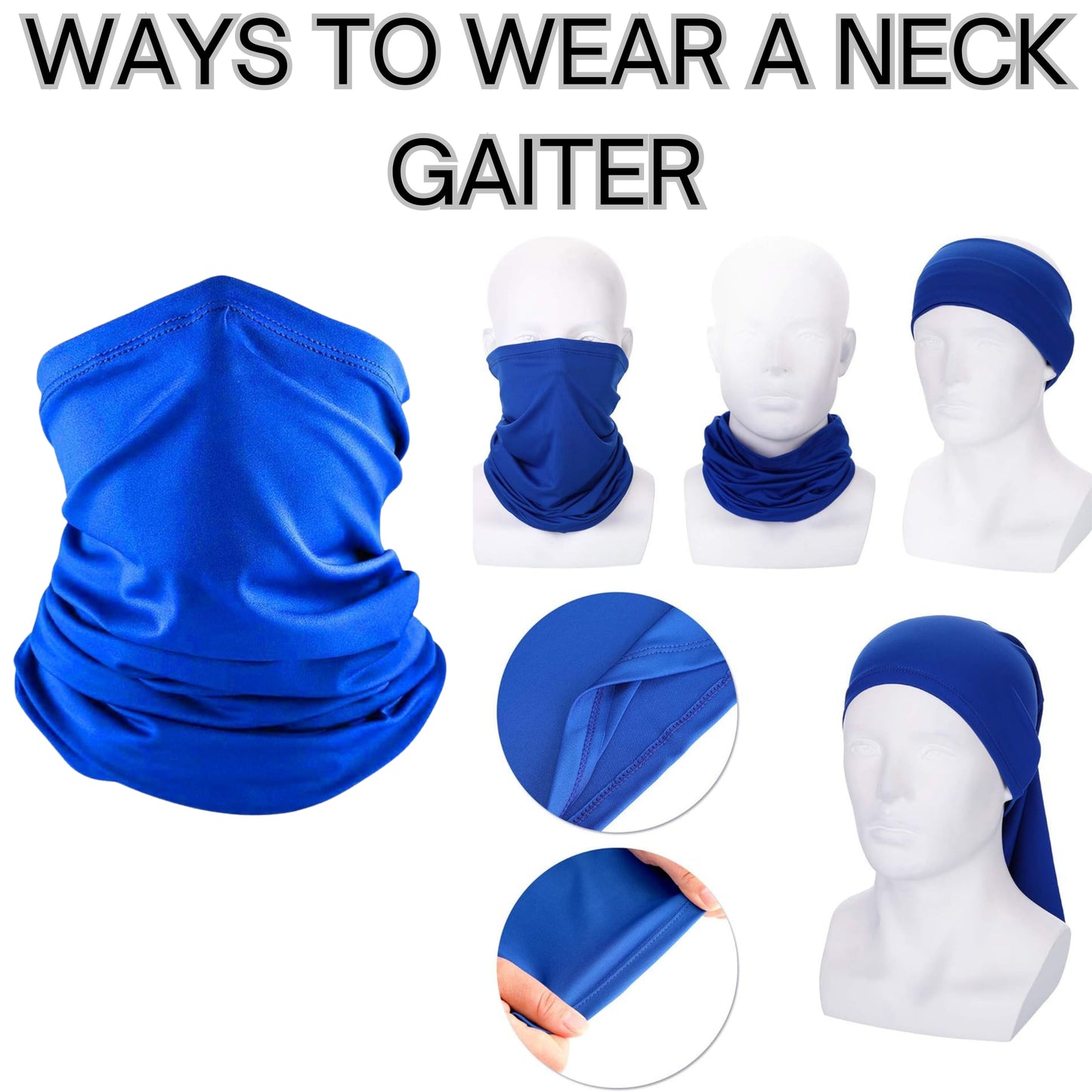 Ways to wear a neck gaiter