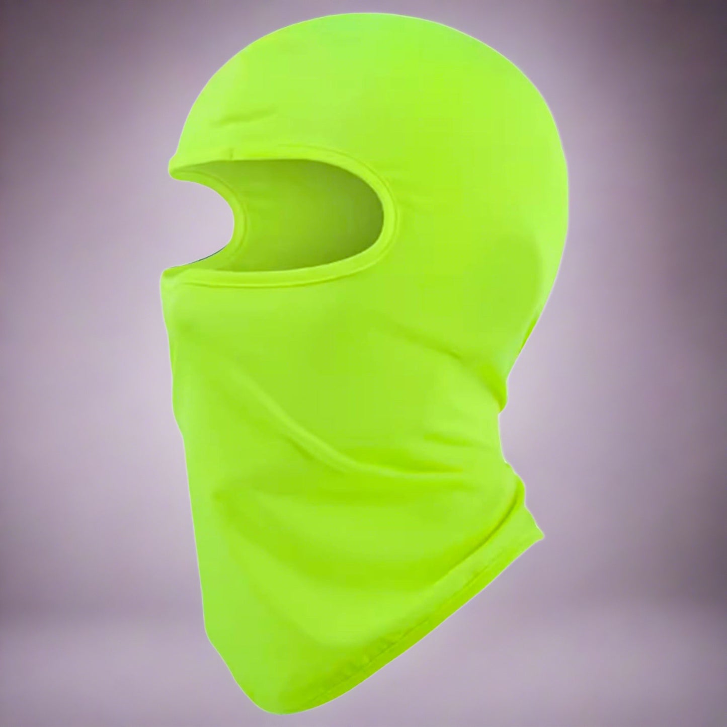Neon green breathable premium balaclava ski mask