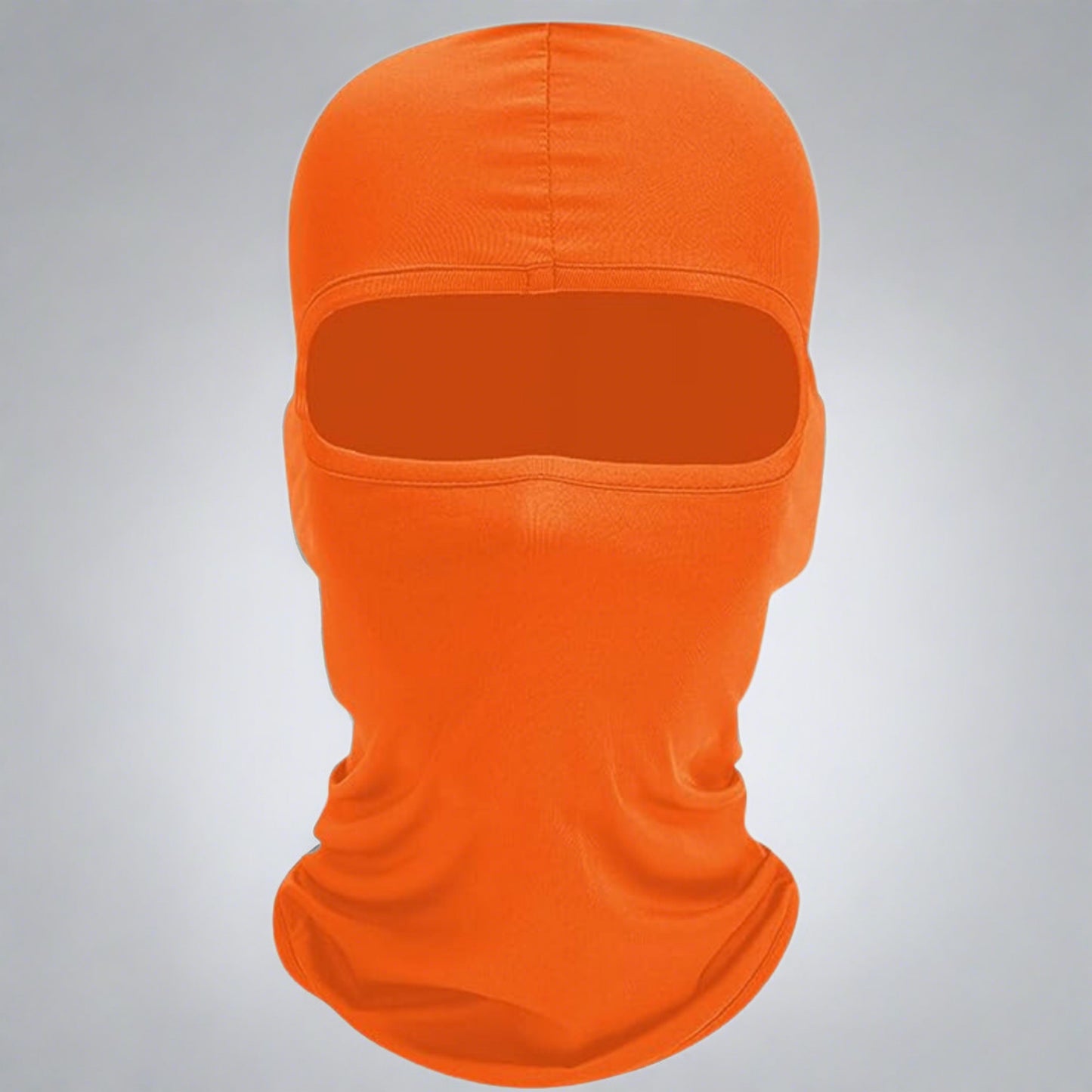 Orange lightweight premium ski mask