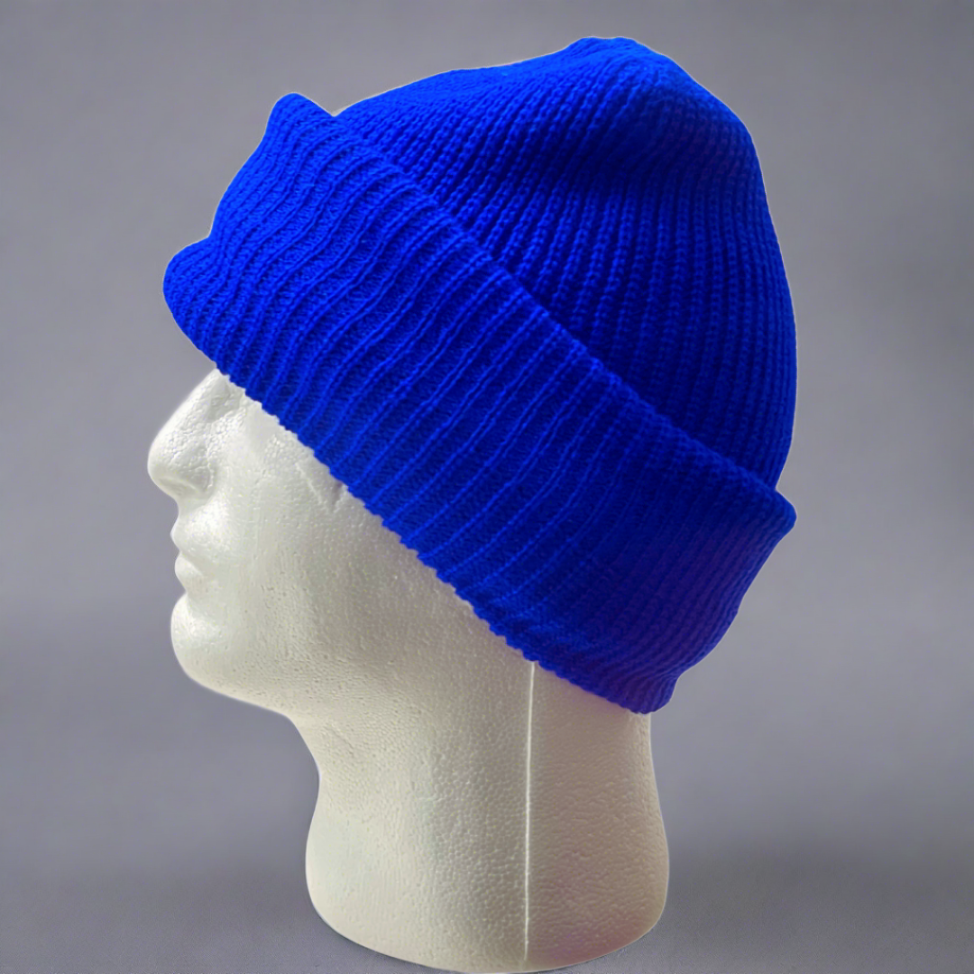 Blue multi use beanie ski masks made with 100% high-quality fabric one hole balaclavas used for outdoor recreational sports wear