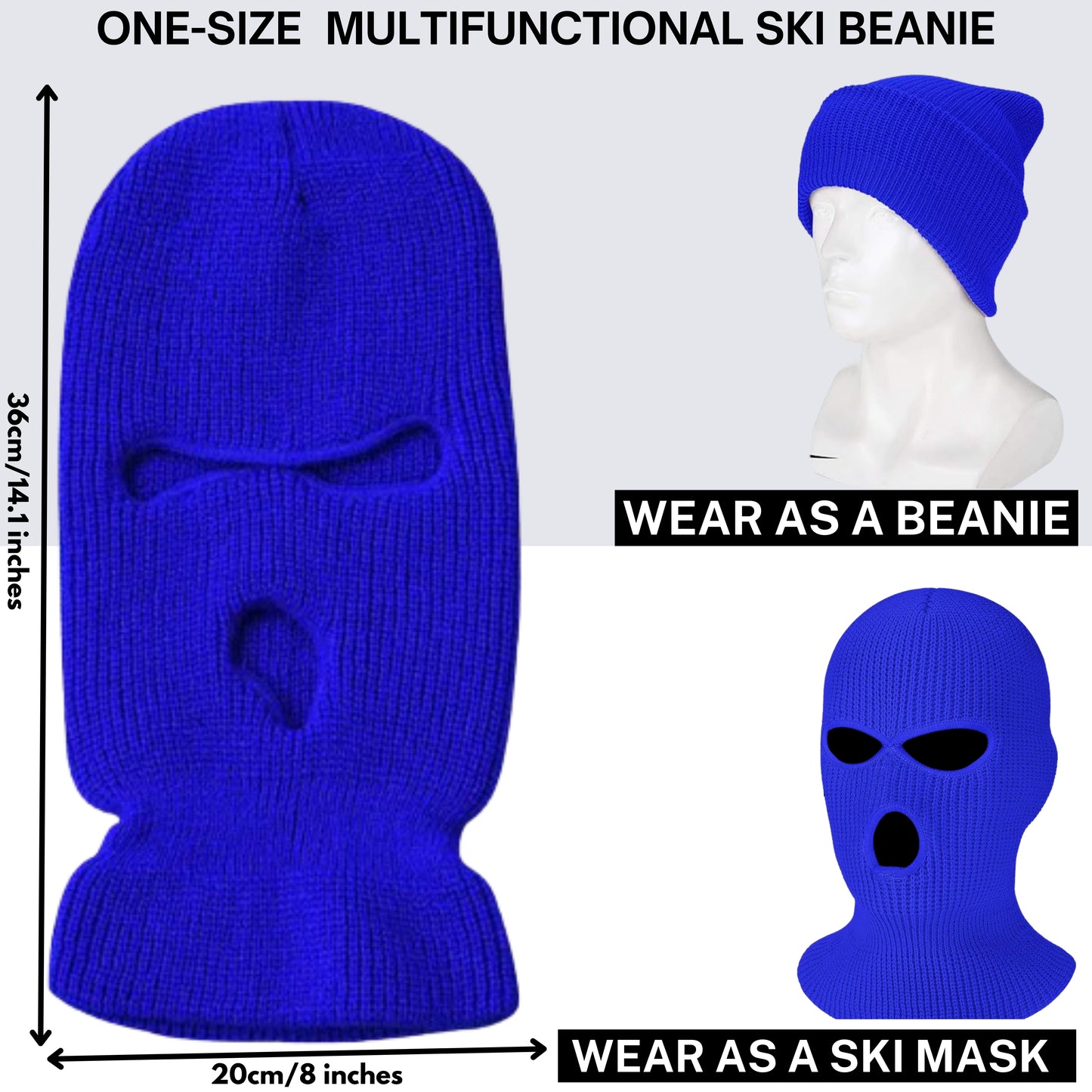 Blue Ski Mask
