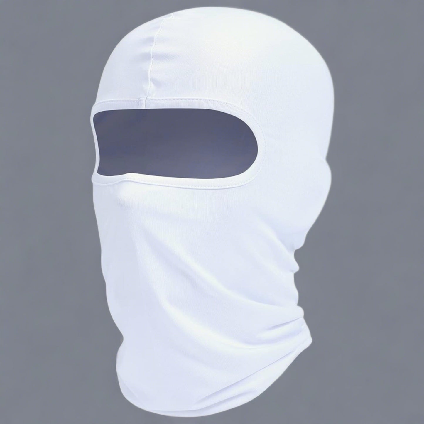 White balaclava ski mask shiesty
