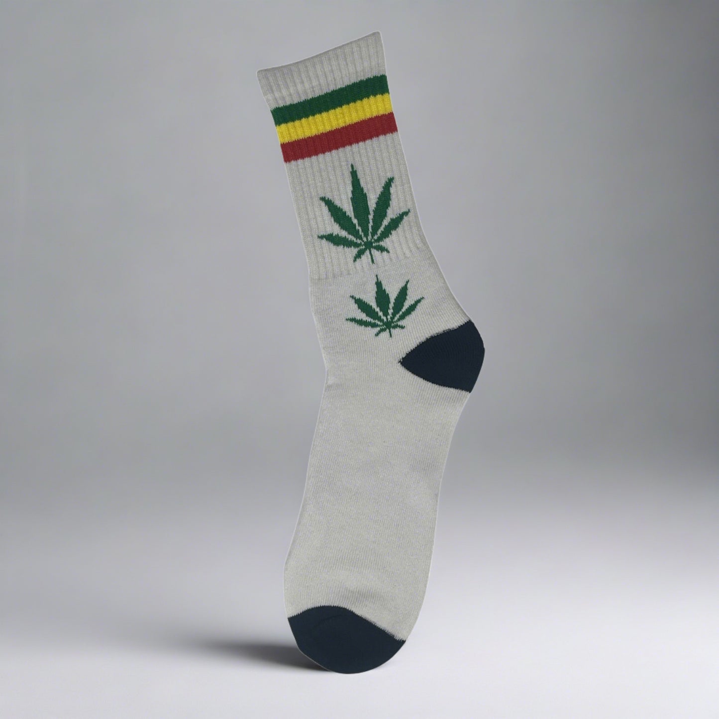 white stripe socks