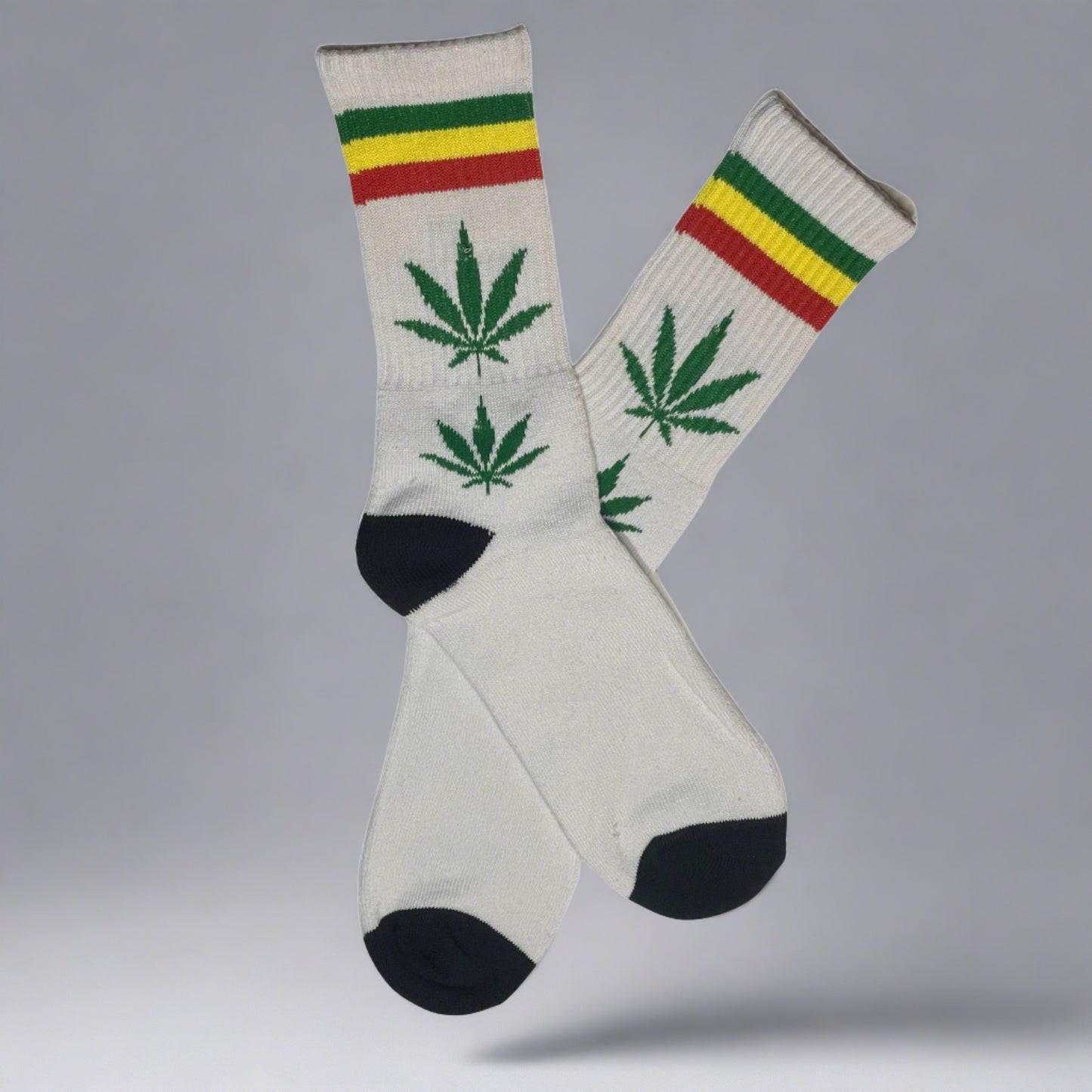 white stripe socks