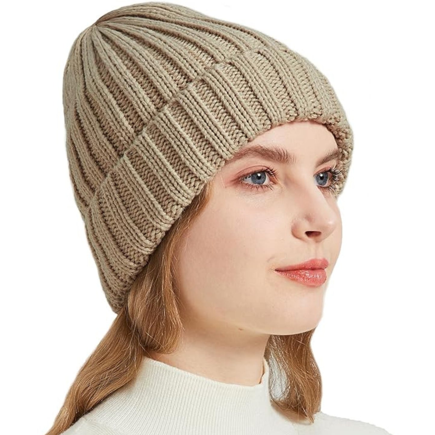 Skizees Satin-Lined Knit Beanies