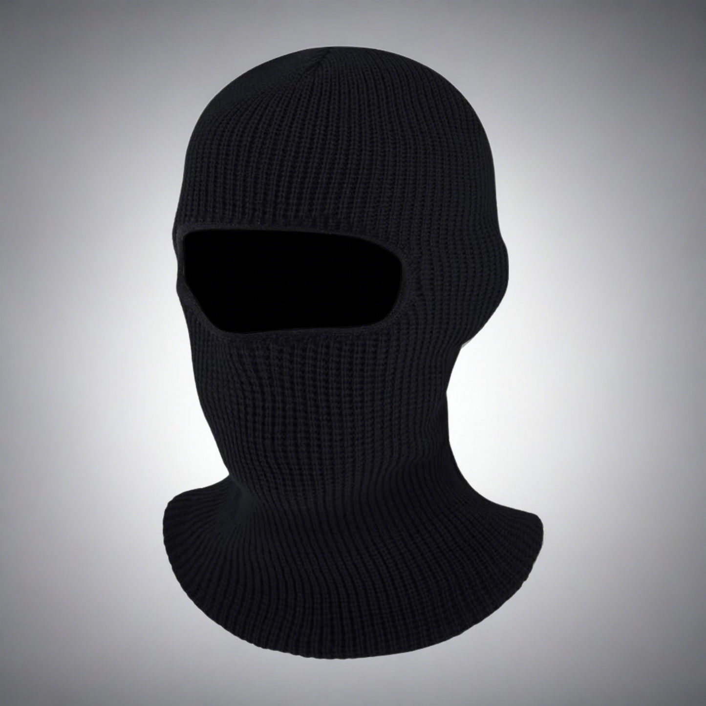 Black balaclava ski mask