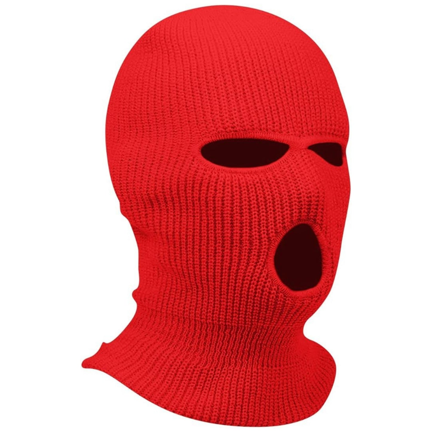 Skizees red ski mask (3-holes)