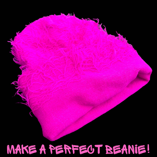 Hot Pink Anxiety Ski Mask