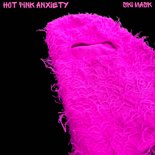 Hot Pink Anxiety Ski Mask