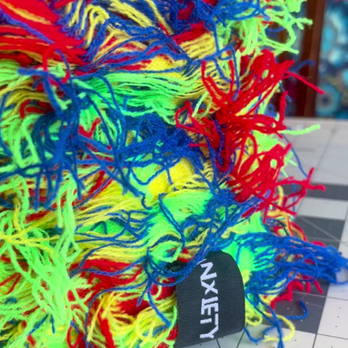 Anxiety Neon Rainbow ski