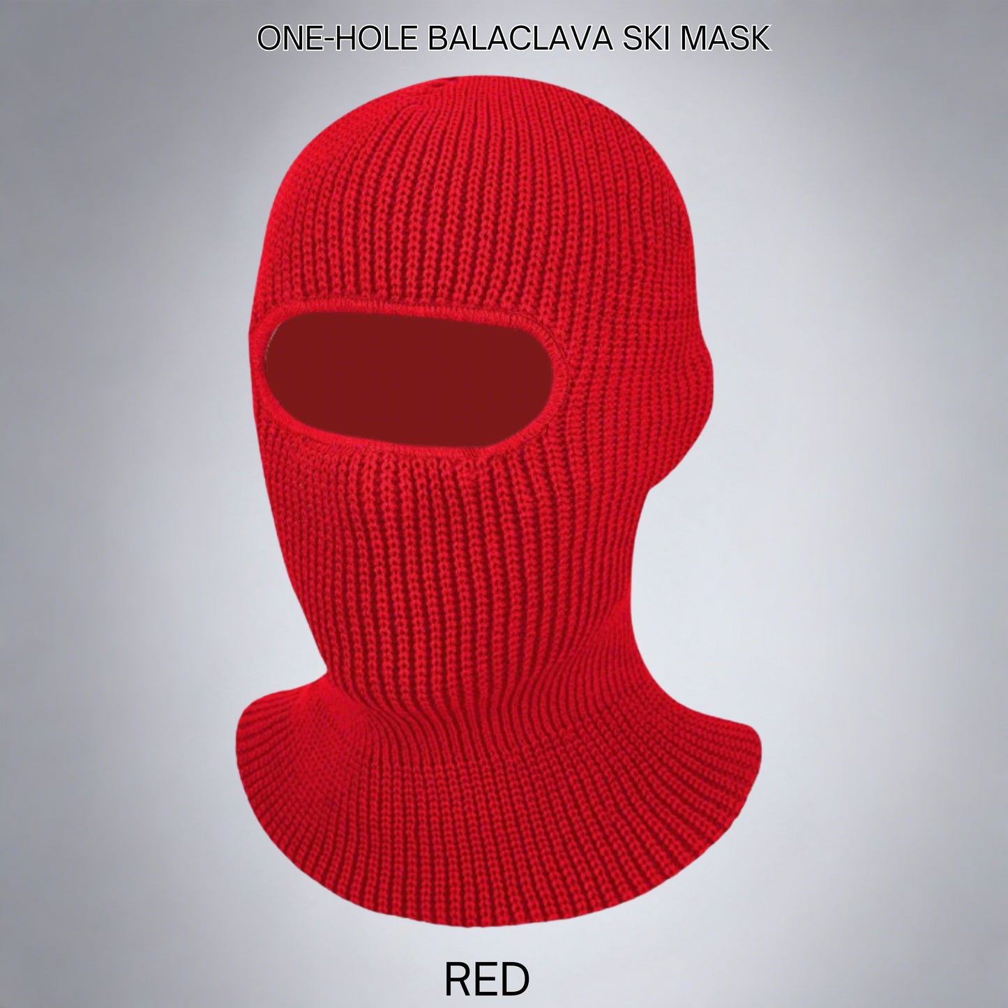 red ski mask