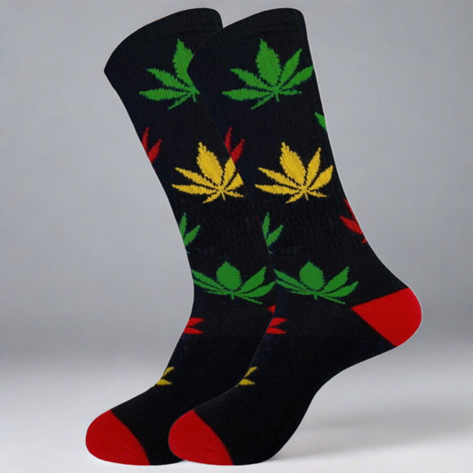 rasta socks weed