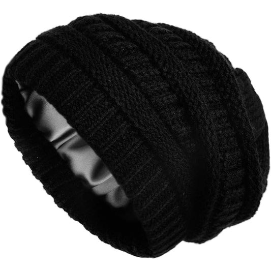 Black-knit-satin-lined-beanie