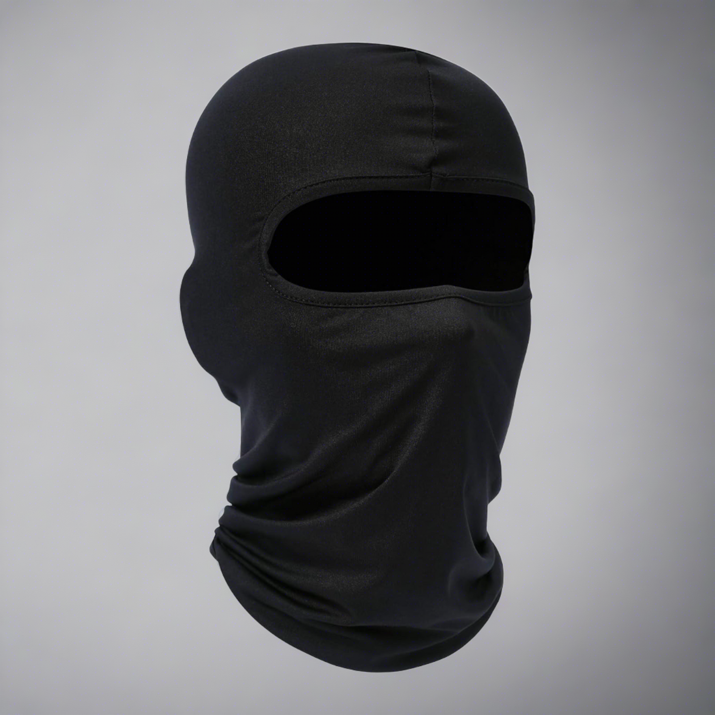 thin black balaclava ski mask