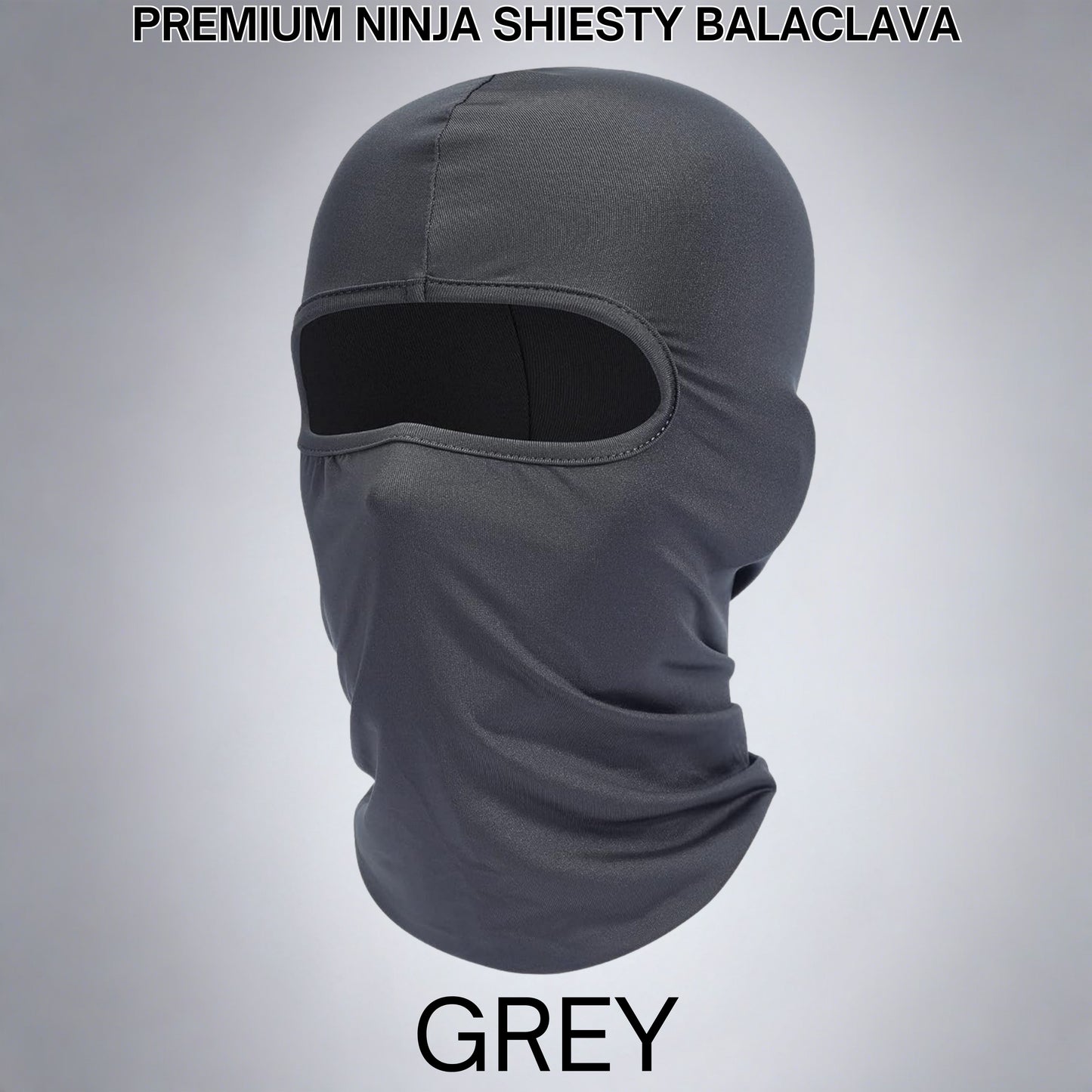 grey lightweight shiesty ski mask balaclava