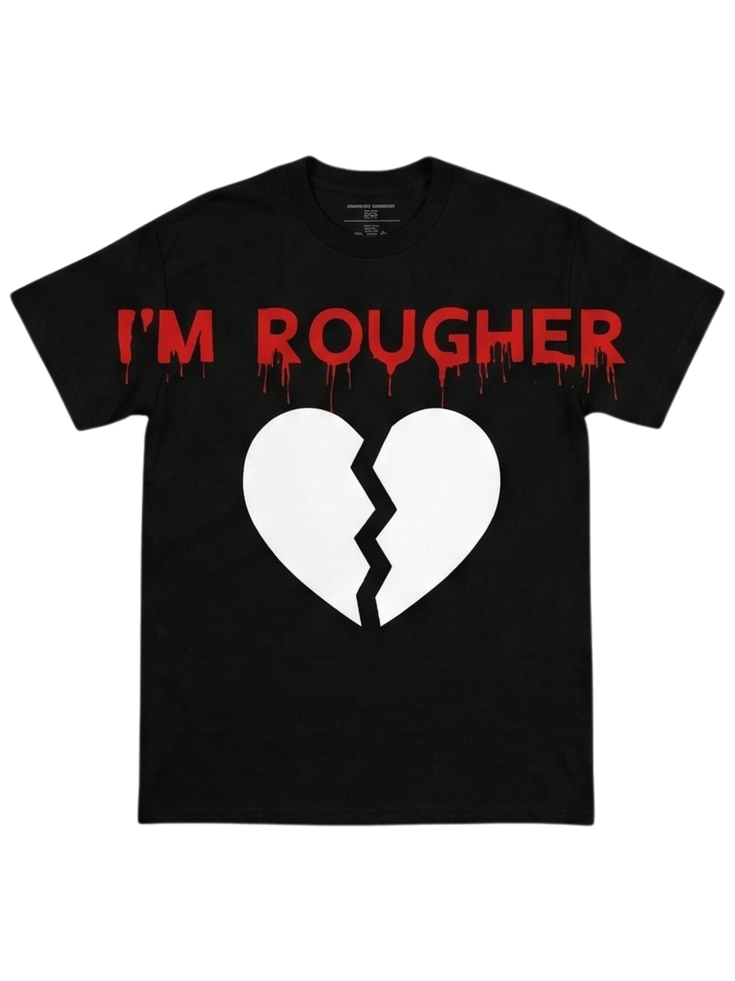 Naiheem Lee "I'm Rougher" Signature Graphic Tee – White/Red