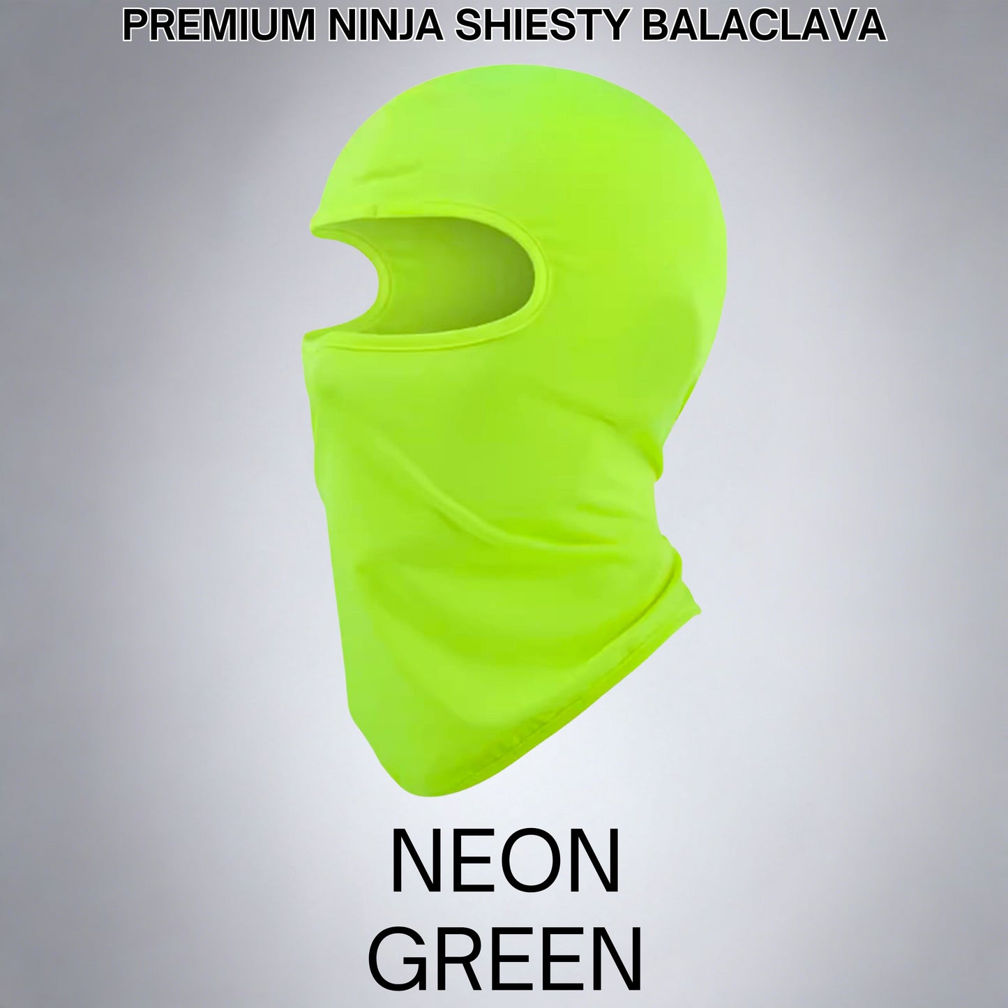 neon green ski mask balaclava