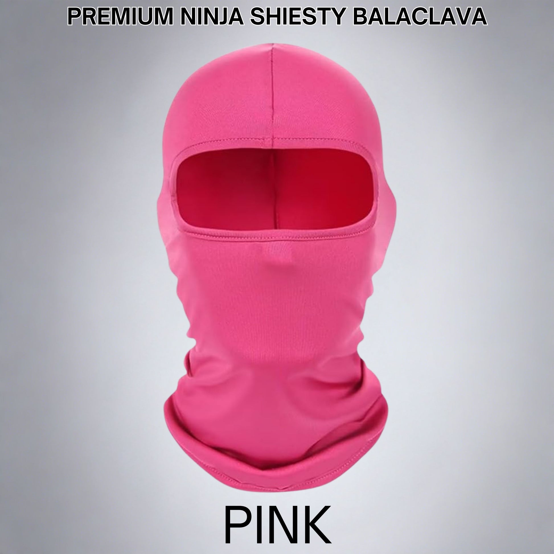 pink ski mask balaclava for men and women