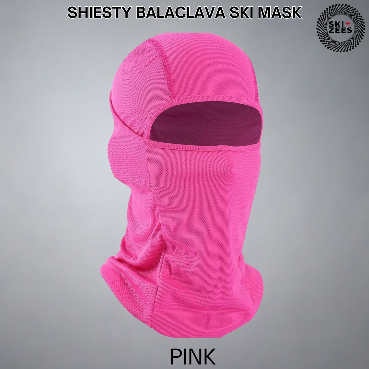 pink shiesty balaclava ski mask