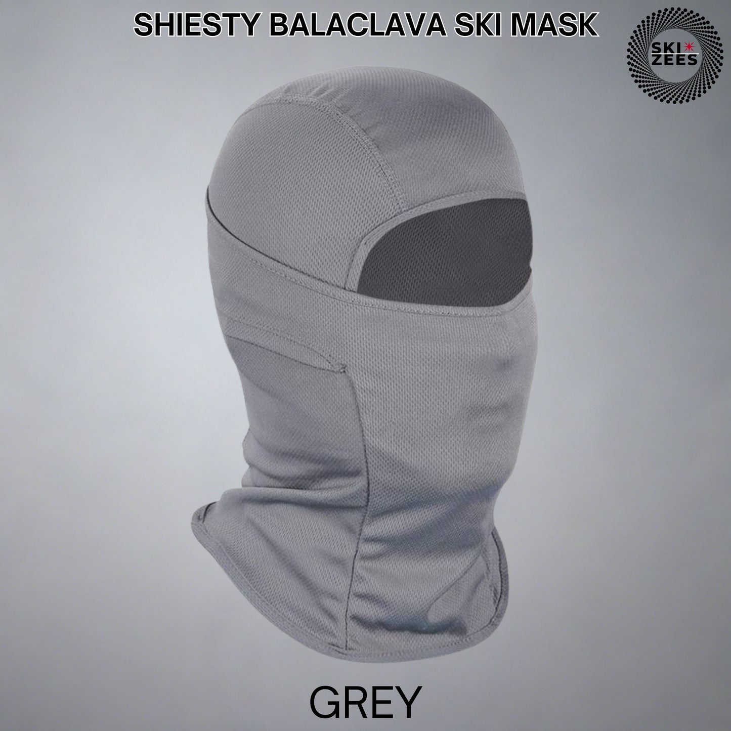 grey ski mask balaclava