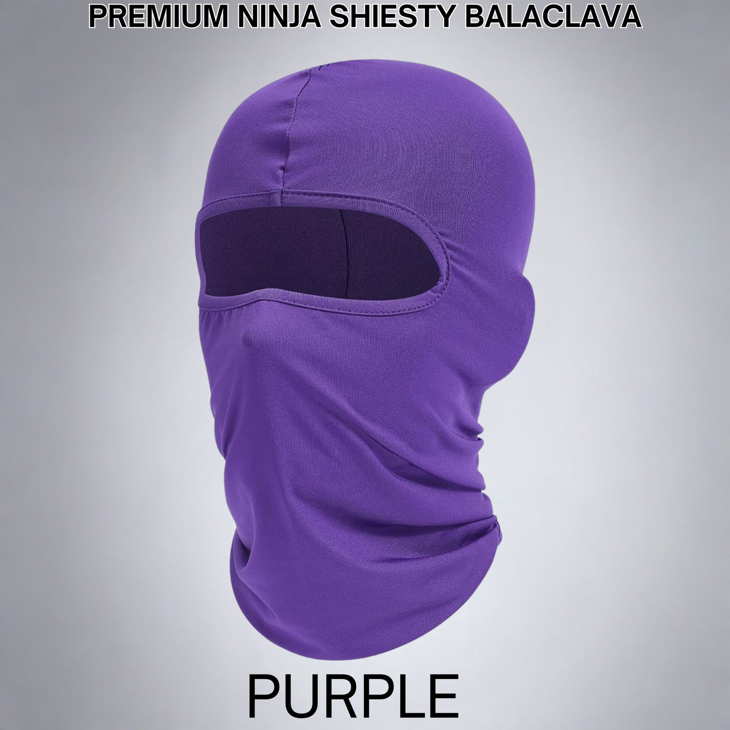 purple ski mask