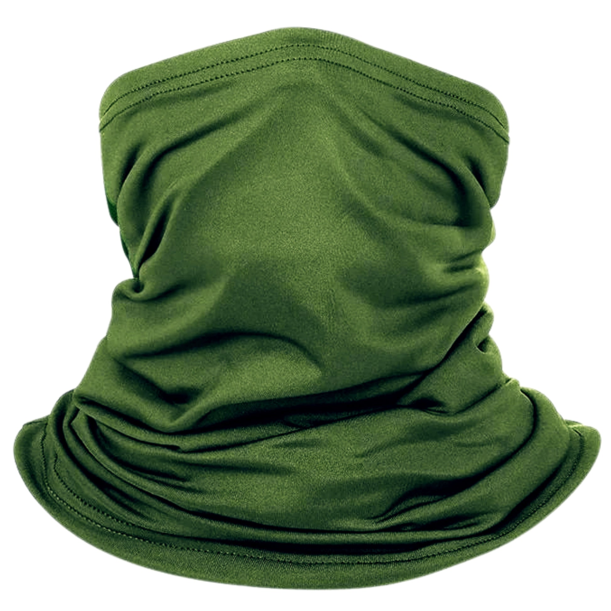 Army Green neck gaiter, half face mask, head cover  for military tactical gear