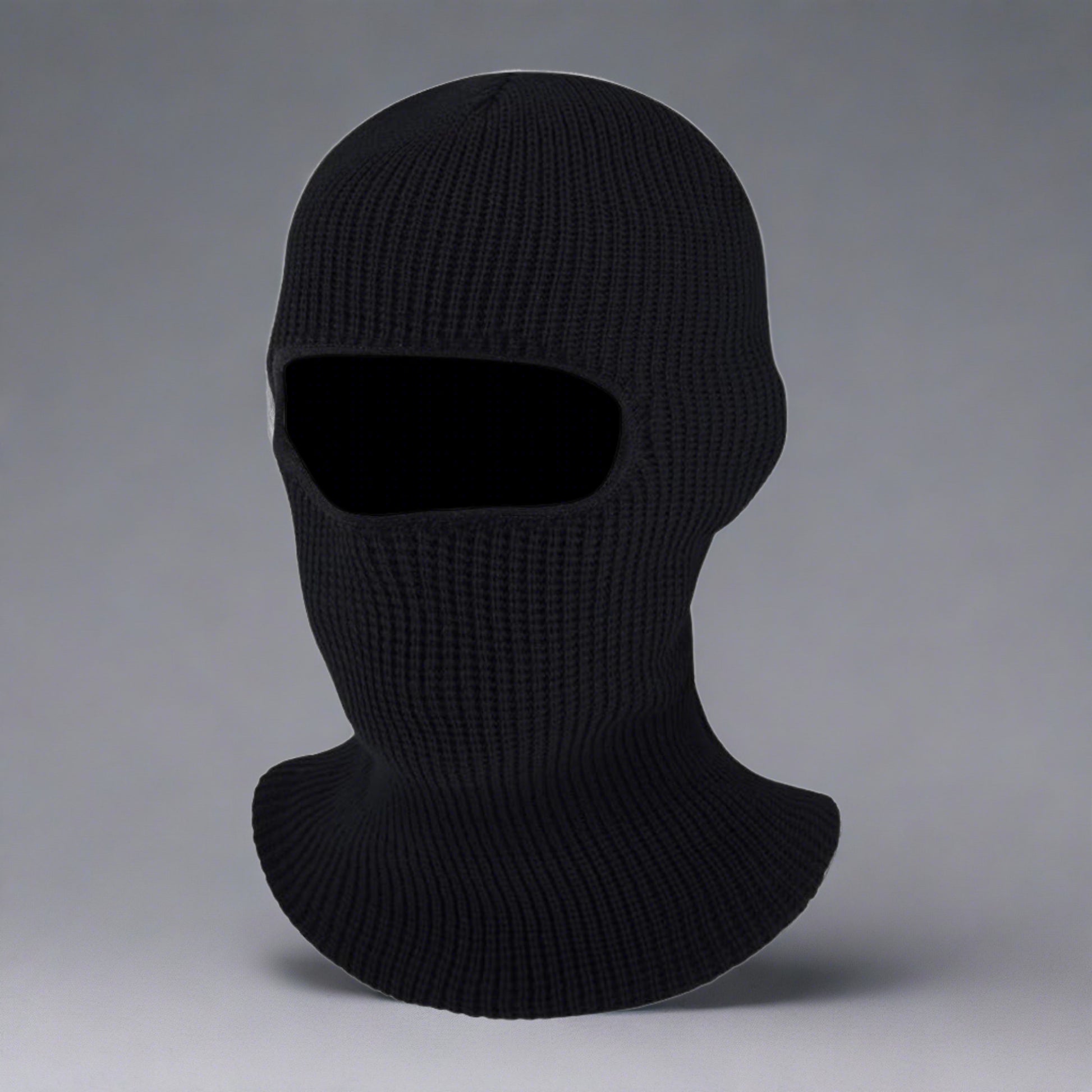 black balaclava ski mask beanie