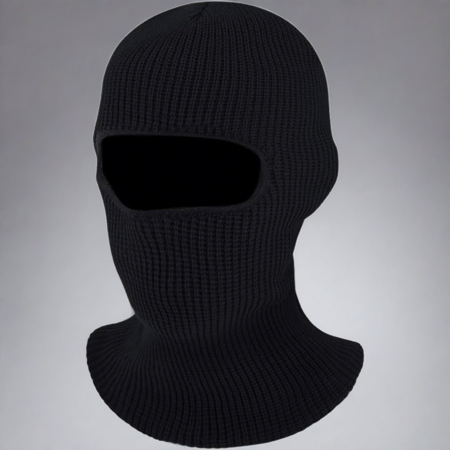 Black One-Hole Ski Mask