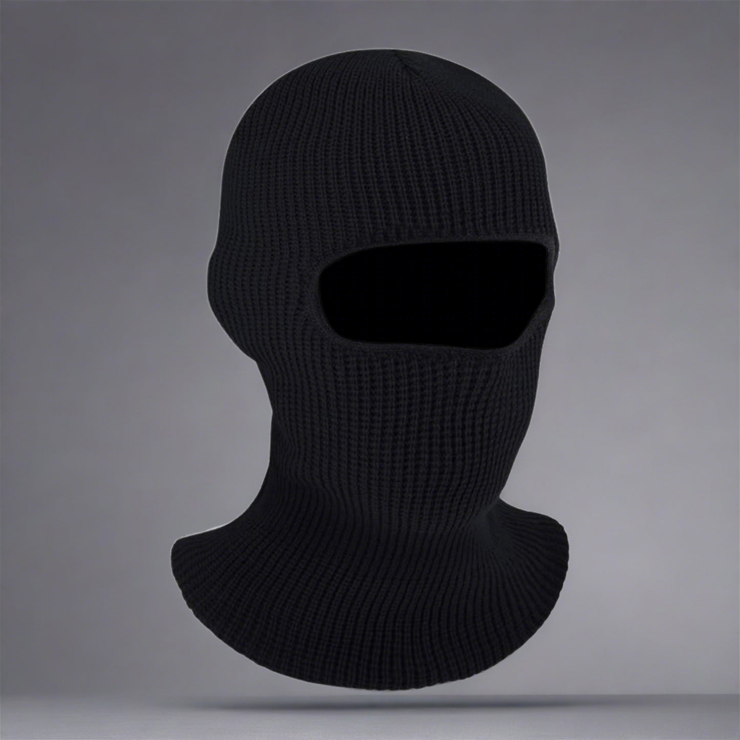 Black One-Hole Ski Mask