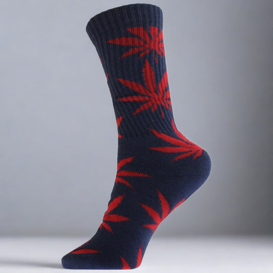 blue weed socks