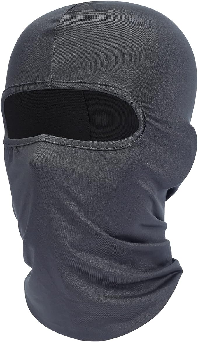 Dark gray ninja balaclava ski mass lightweight premium face cover