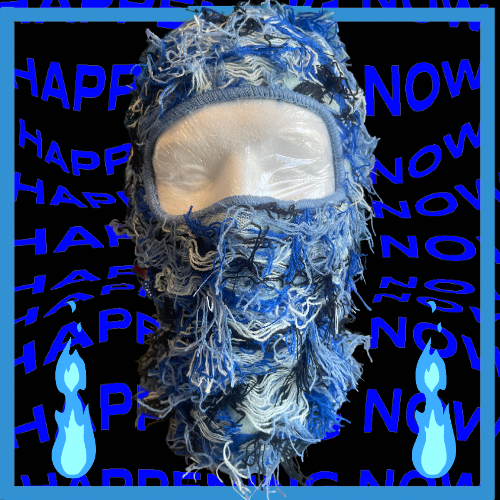 Anxiety Blue Camo Balaclava