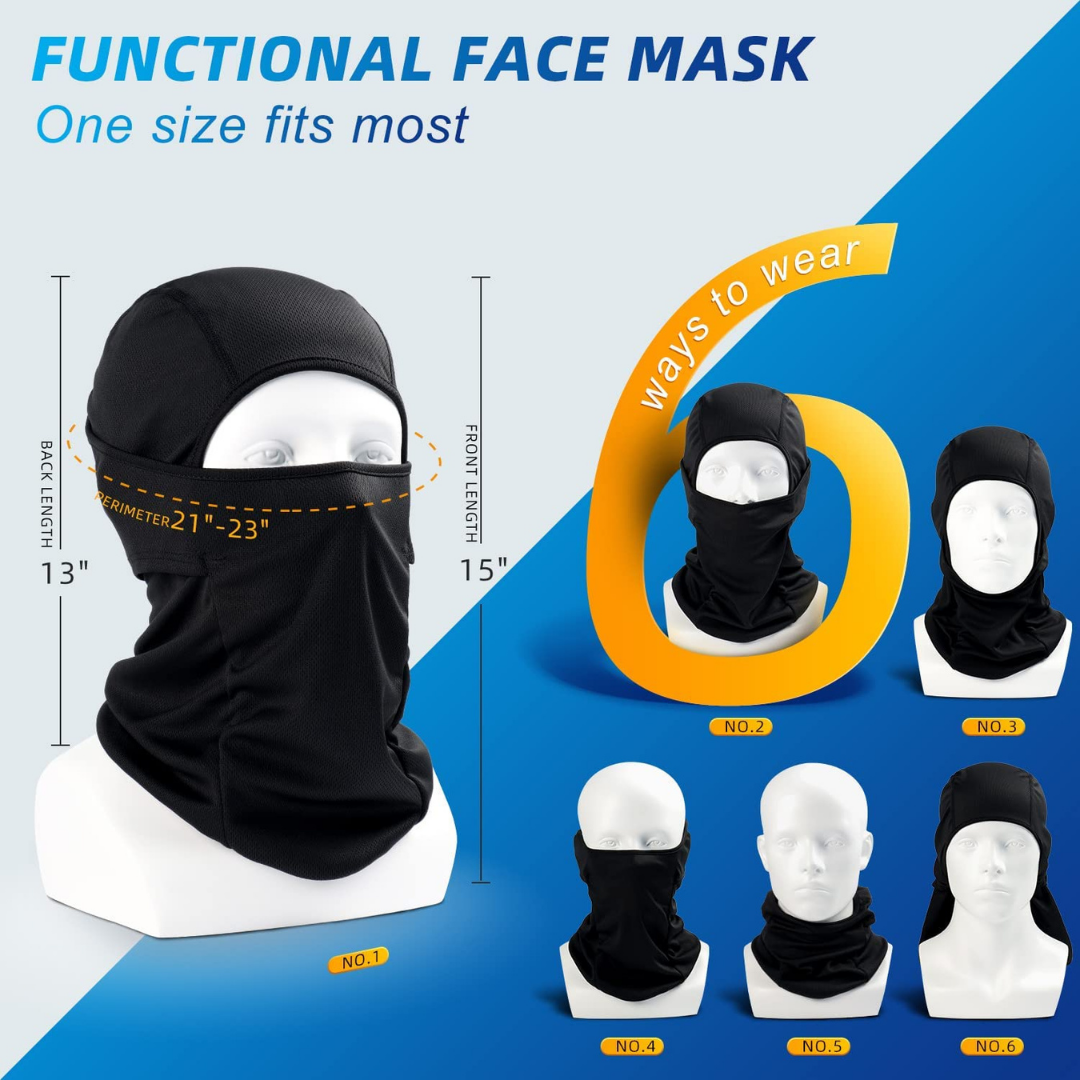 balaclava ski mask Size